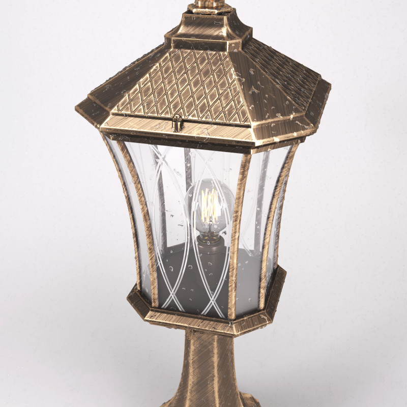 Садово-парковый светильник Elektrostandard Virgo S черное золото (арт. GLXT-1450S)