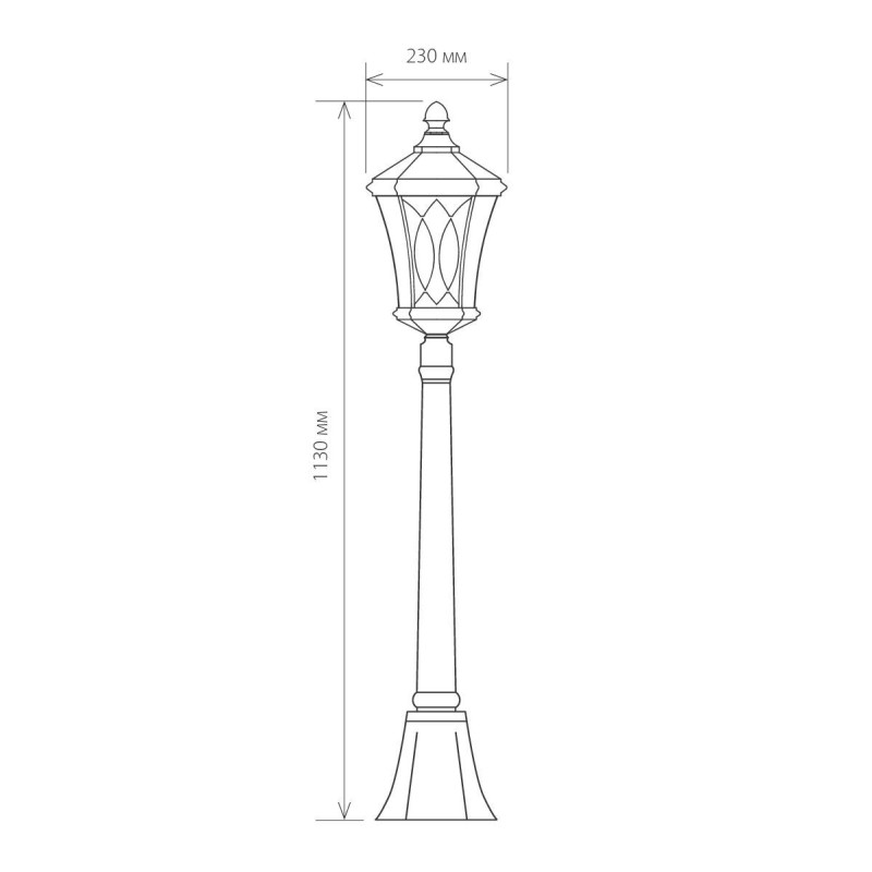 Садово-парковый светильник Elektrostandard Virgo F капучино (арт. GLXT-1450F)