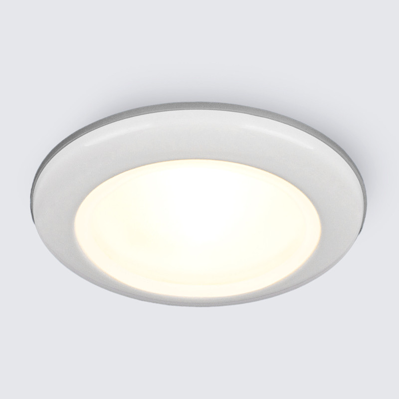 Влагозащищенный светильник Elektrostandard 1080 MR16 WH белый светильник встраиваемый feron dl2802 потолочный mr16 g5 3 белый хром 32640
