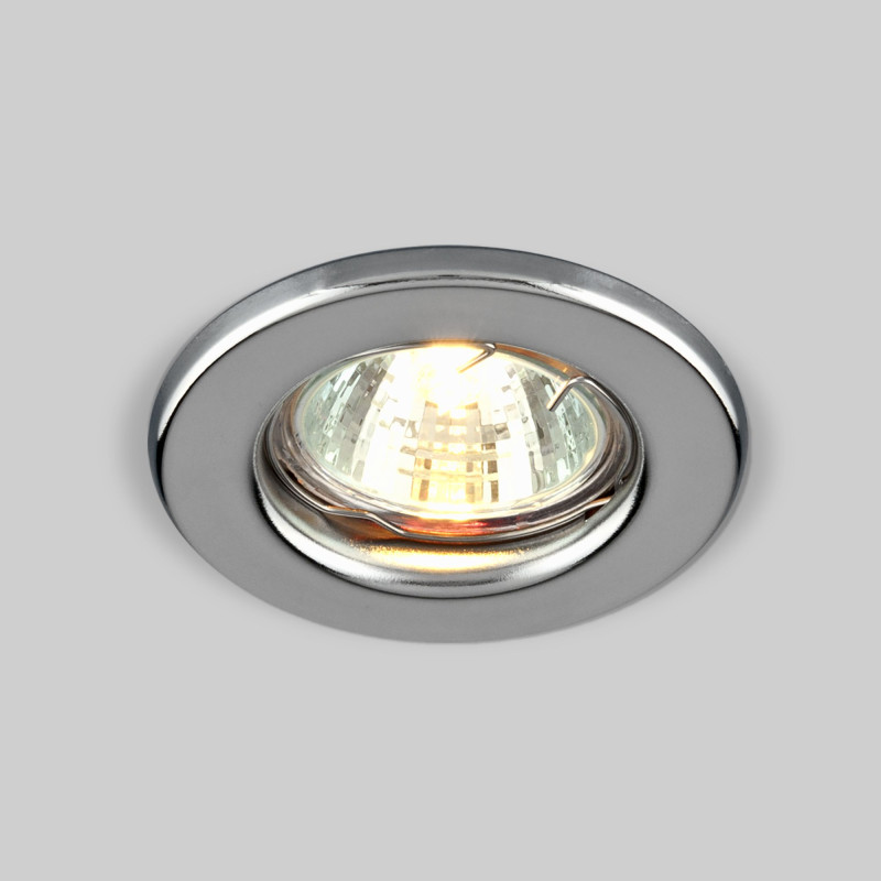 Встраиваемый светильник Elektrostandard 9210 MR16 CH хром встраиваемый светильник с двойной подсветкой elektrostandard 8371 mr16 белый серебро 4690389060618