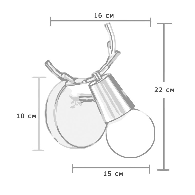 Бра ImperiumLoft 181041-26