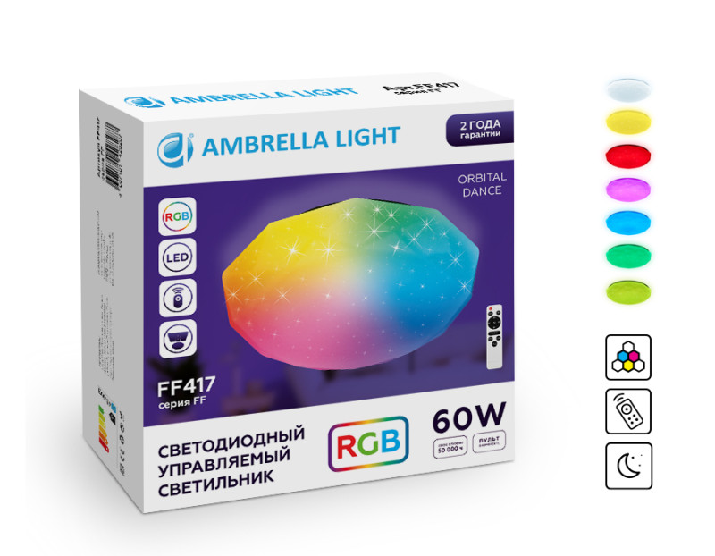 Накладной светильник Ambrella Light FF417