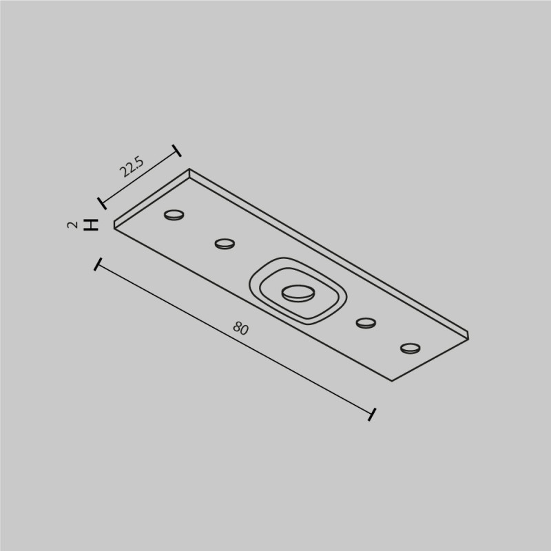 Соединитель для шинопровода Maytoni Technical TRA034C-21W