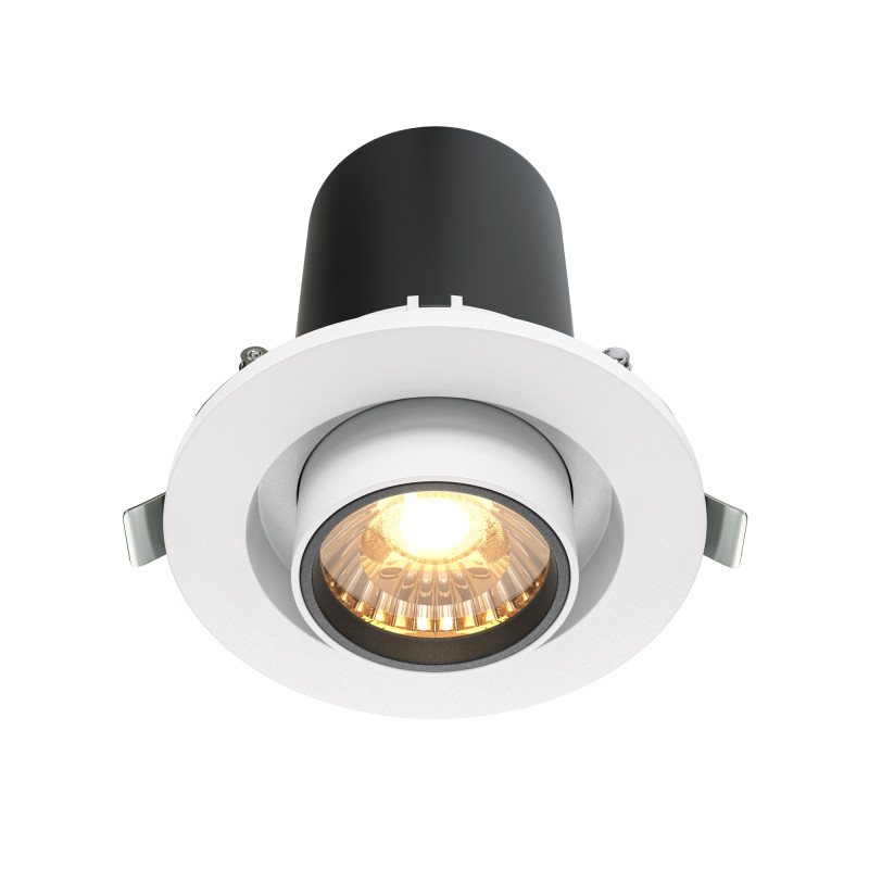 Встраиваемый светильник Maytoni Technical DL045-01-10W3K-W светильник на шине maytoni technical tr019 2 10w3k mg
