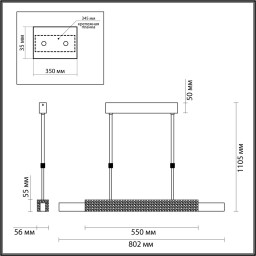 Подвесной светильник Odeon Light 4359/25L