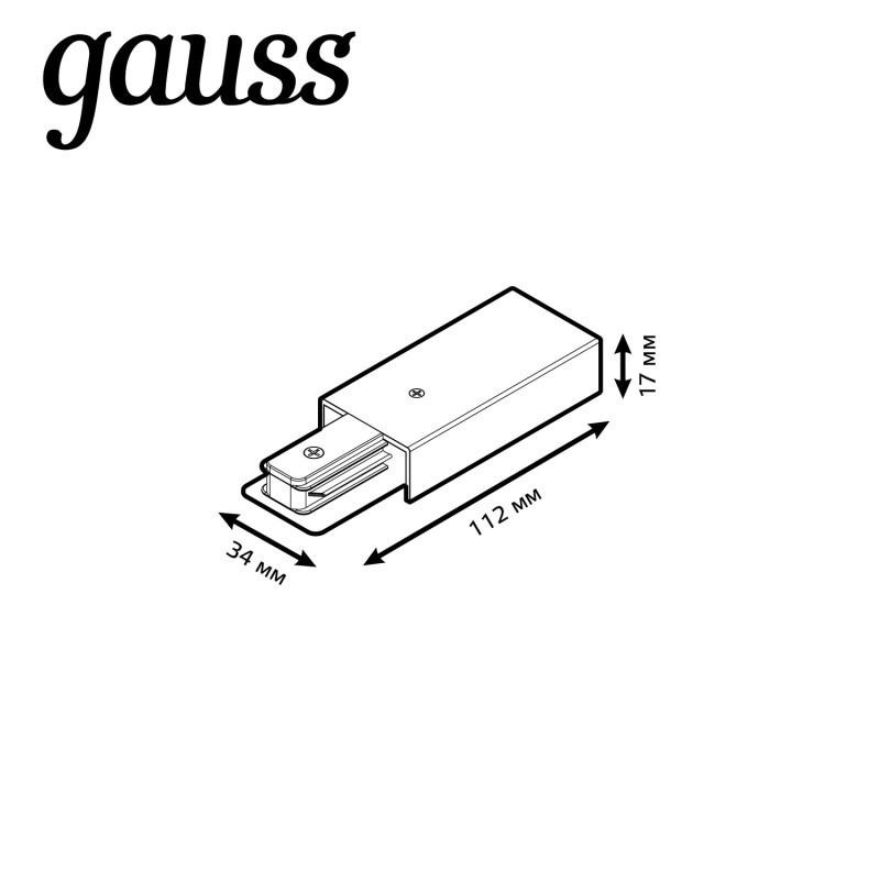 Подвод питания Gauss TR113