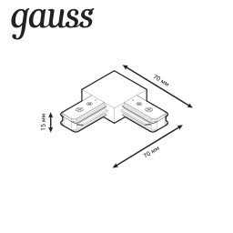 Коннектор Gauss TR107