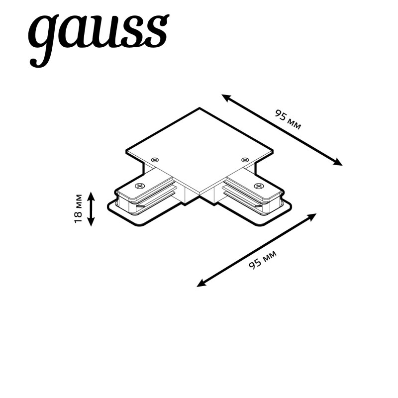 Коннектор Gauss TR133