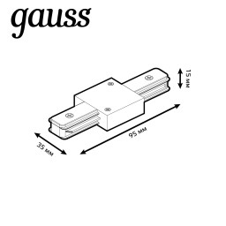 Коннектор Gauss TR105