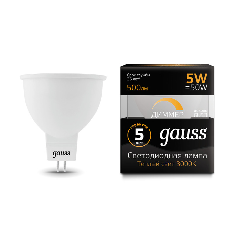 Светодиодная лампа Gauss 101505105-D фильтр для очистителя воздуха gauss guard gr021