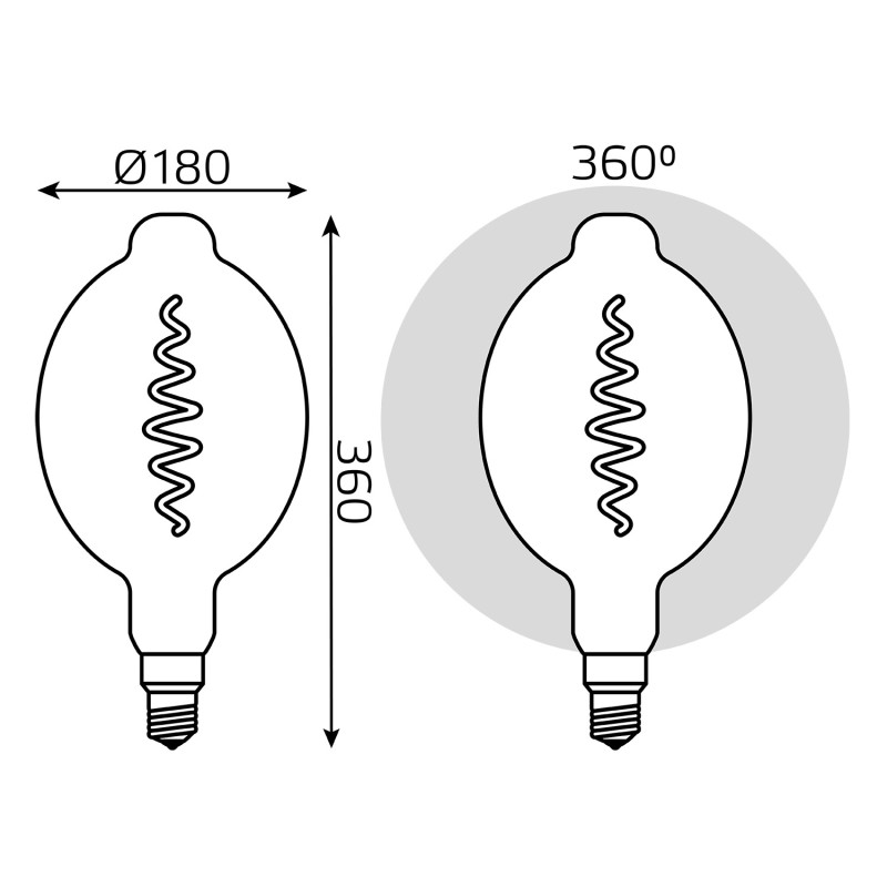 Светодиодная лампа Gauss 152802005