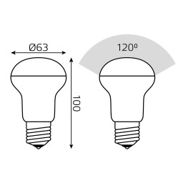 Светодиодная лампа Gauss 63228