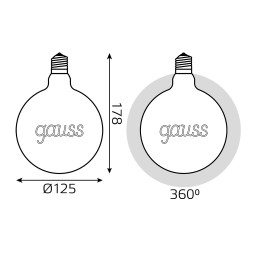 Светодиодная лампа Gauss 175802003