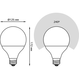 Светодиодная лампа Gauss 105102322