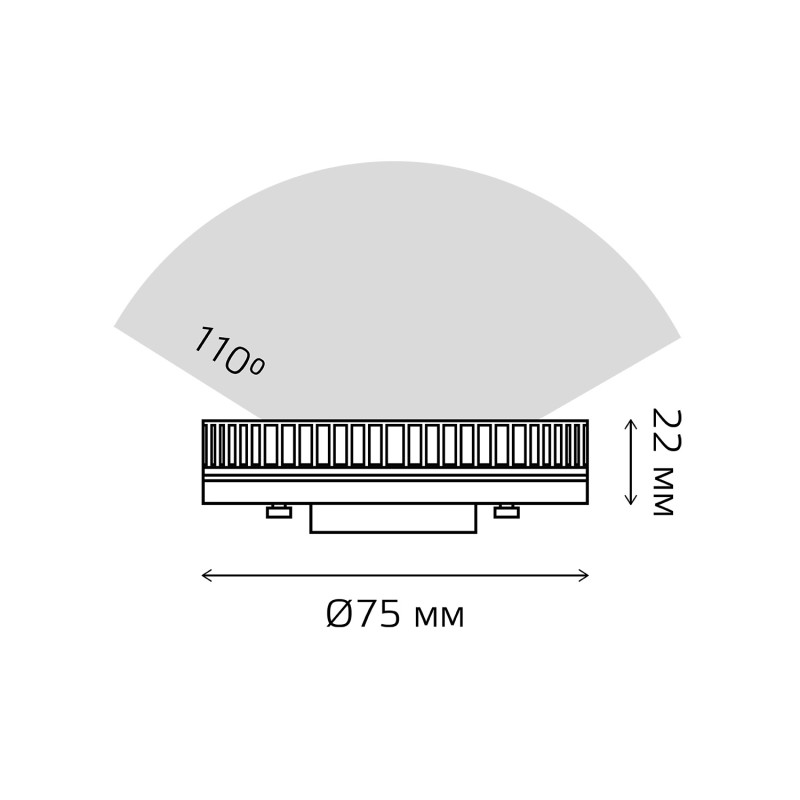 Светодиодная лампа Gauss 83839