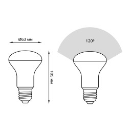 Светодиодная лампа Gauss 106002309