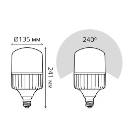 Светодиодная лампа Gauss 63428