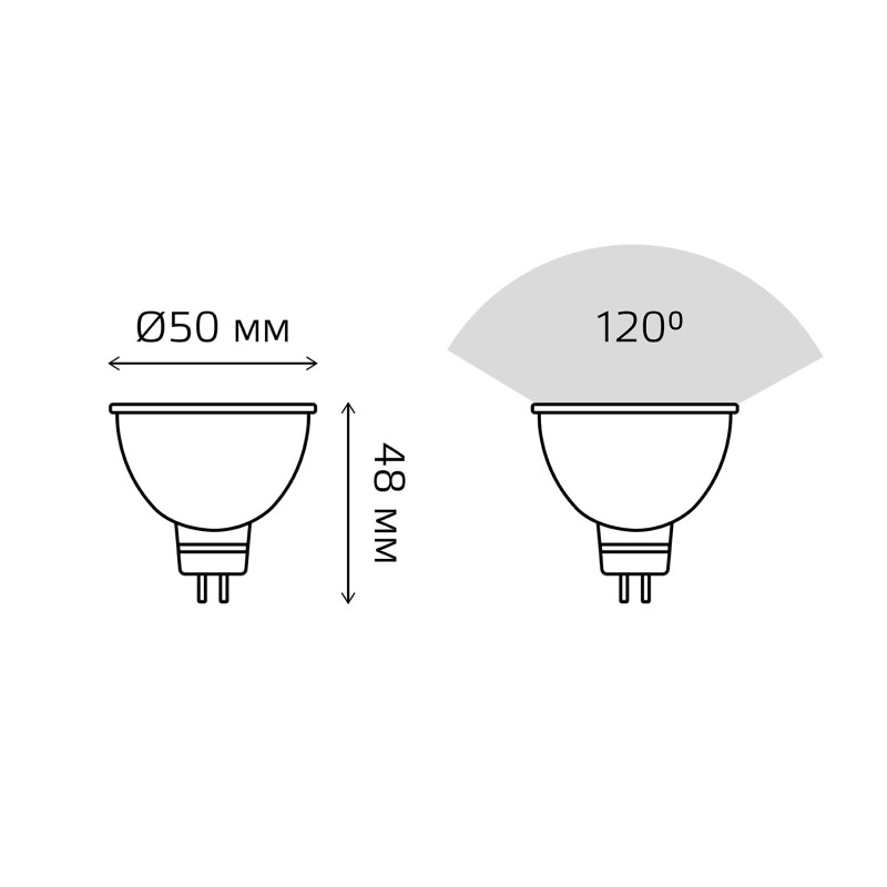 Светодиодная лампа Gauss 13511