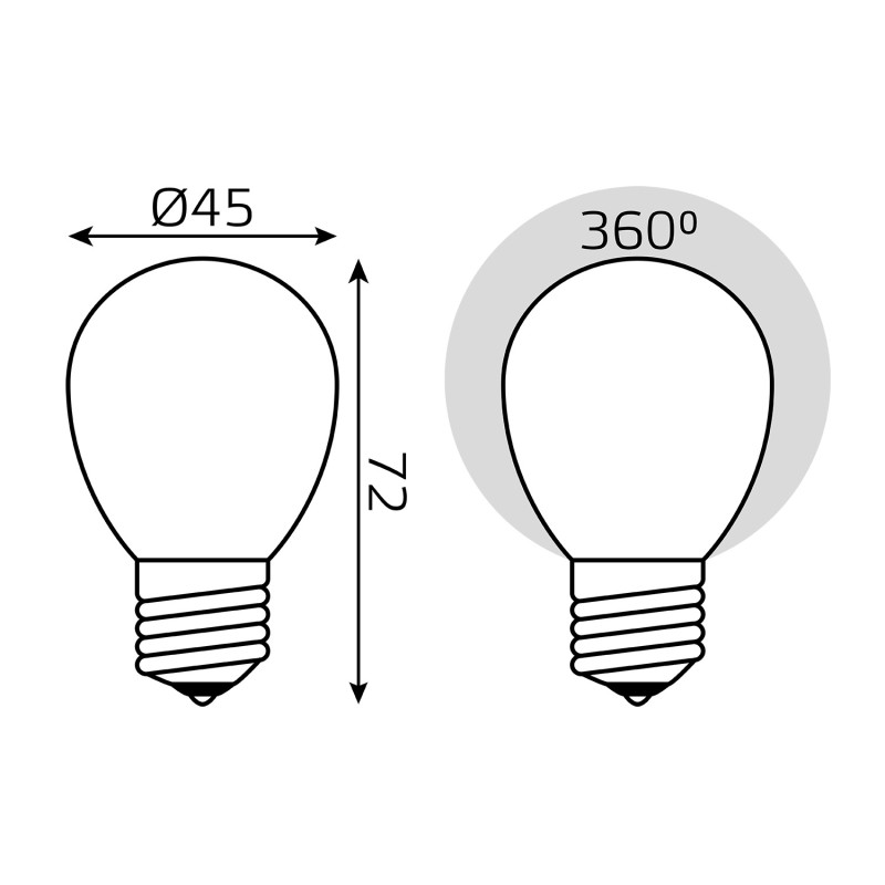 Светодиодная лампа Gauss 1055215
