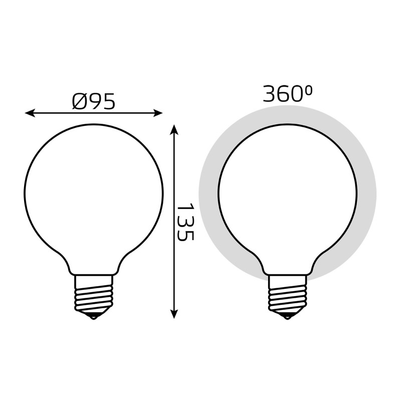 Светодиодная лампа Gauss 189202110