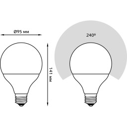 Светодиодная лампа Gauss 105102316