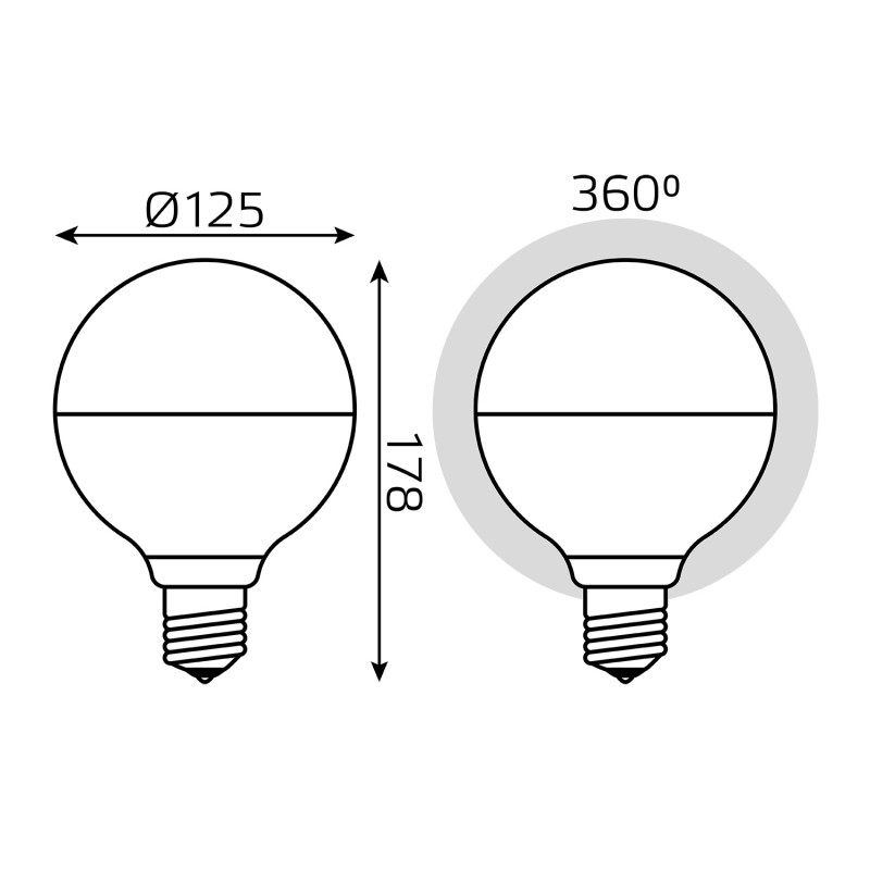 Светодиодная лампа Gauss 1014802209