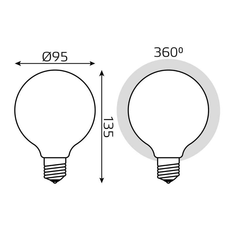 Светодиодная лампа Gauss 189202210