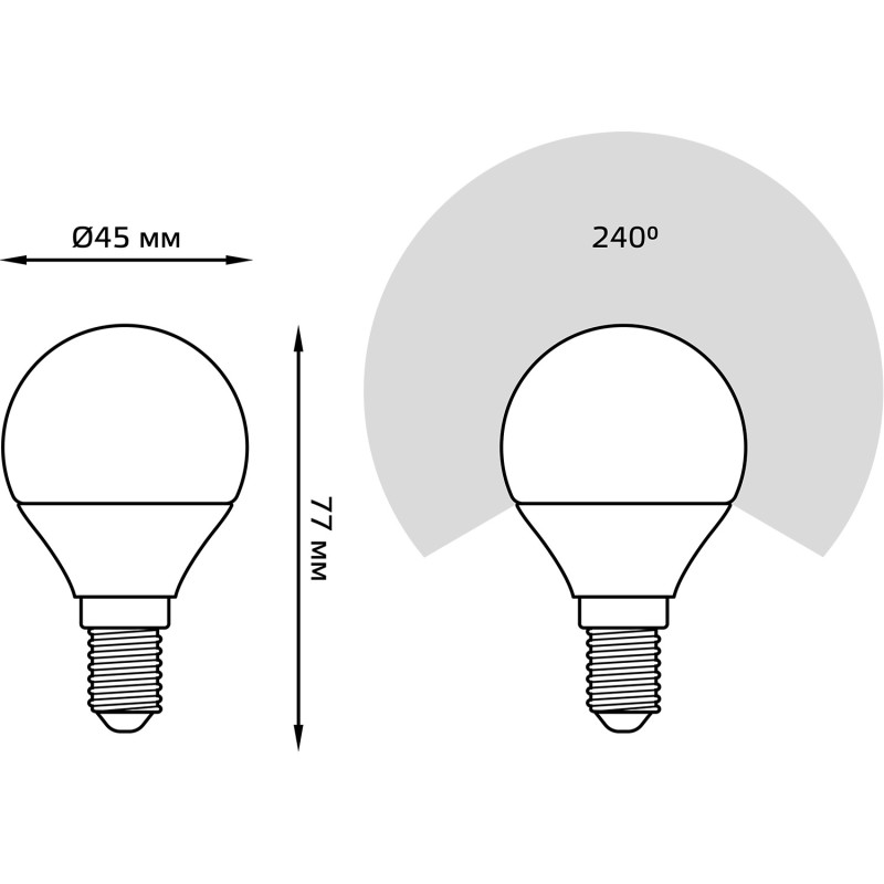 Светодиодная лампа Gauss 105101310