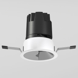 Встраиваемый светильник Elektrostandard 25090/LED 10W 3000K белый/хром