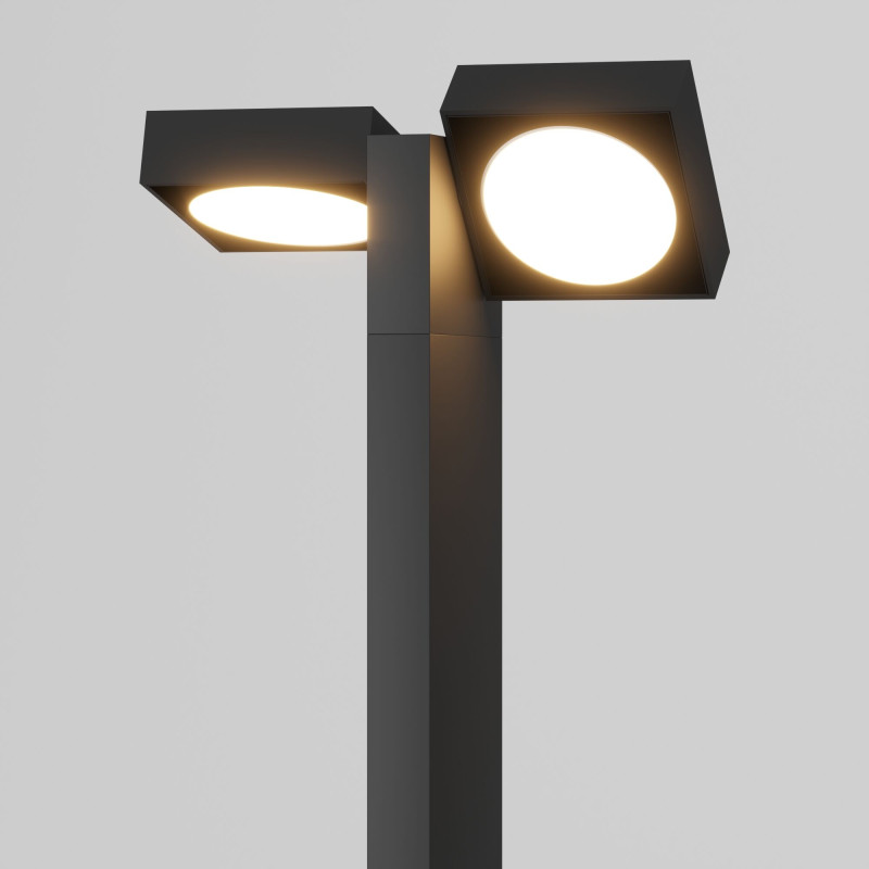 Садово-парковый светильник Elektrostandard Twin черный (35170/F)