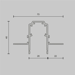 Шинопровод Maytoni Technical TRX034-422.12B