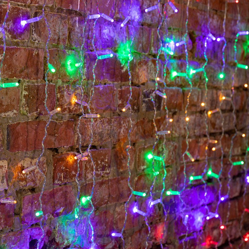 Светодиодный занавес Neon-Night 235-309-6 гирлянда светодиодный дождь 2х9м эффект водопада прозрачный провод 24в диоды белые 480 led
