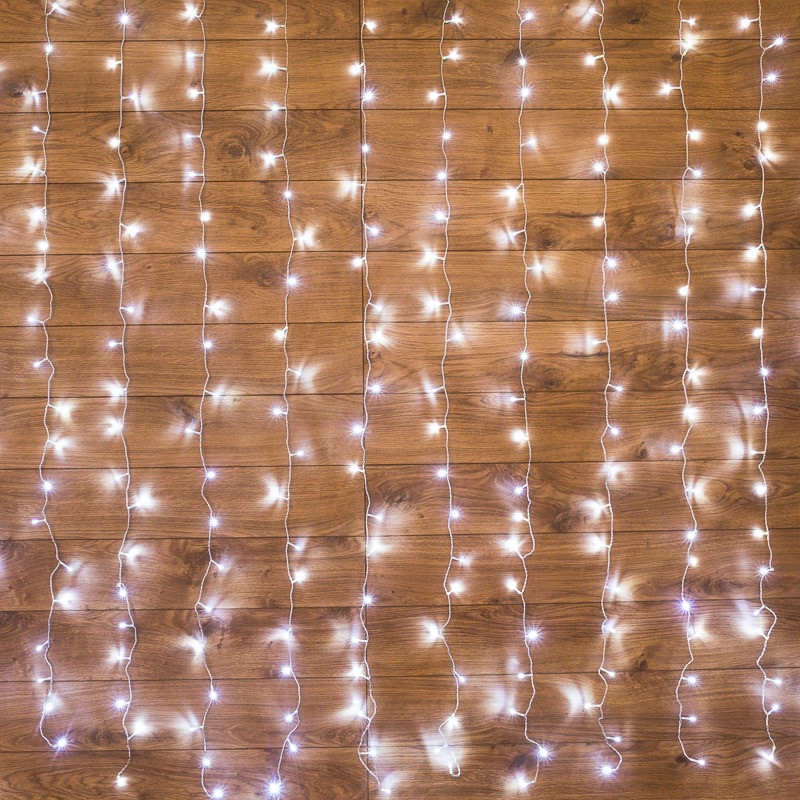 Светодиодный занавес Neon-Night 235-035 гирлянда светодиодный дождь 2 5x2 м свечение с динамикой прозрачный провод 230 в диоды теплый белый