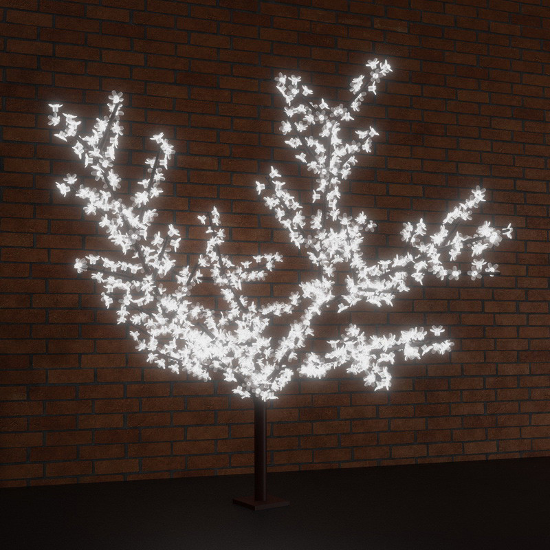 Светодиодное дерево Neon-Night 531-215 светодиодное дерево сакура выстота 2 4м диметр кроны 2 0м белые светодиоды ip 65 понижающий трансформатор в комплекте neon night