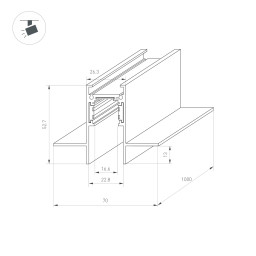 Шинопровод Arlight 041436