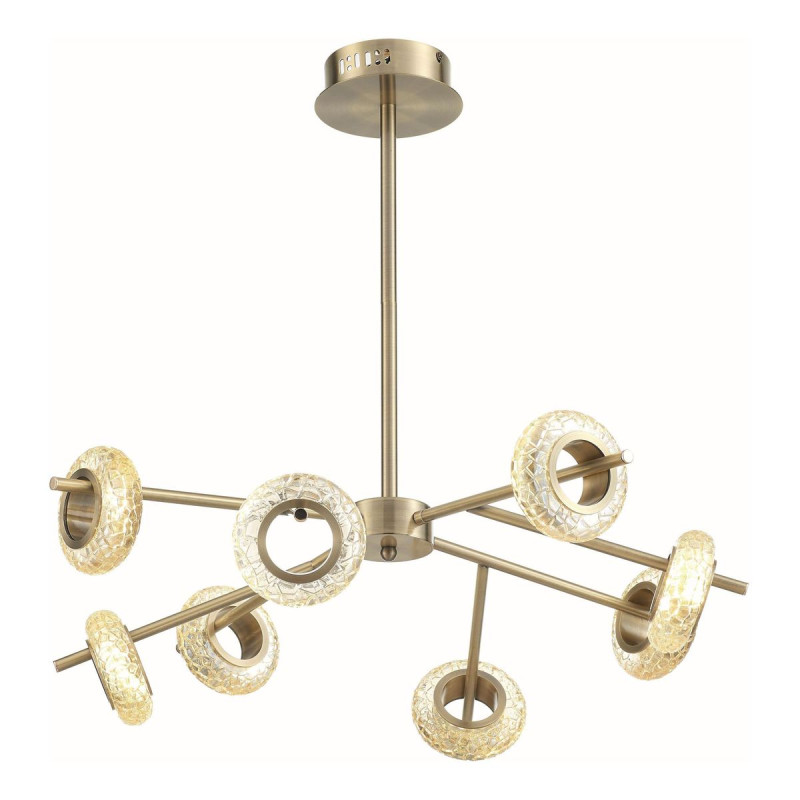 Люстра на штанге Escada 10252/8LED Brass подвесная светодиодная люстра escada 10252 8led brass