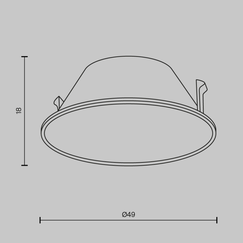 Вставка Maytoni Technical Ring057-7-MG