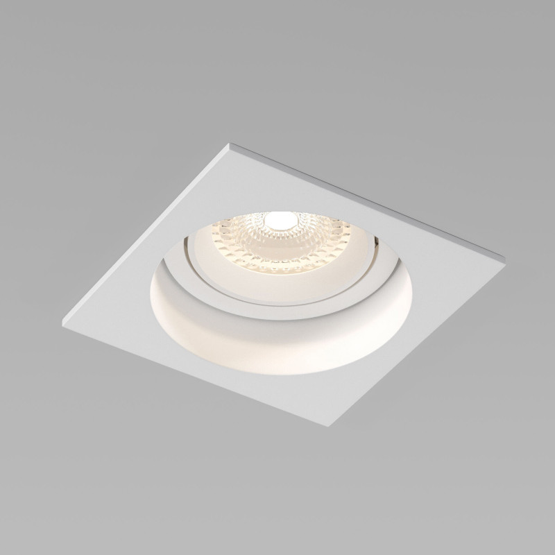 Встраиваемый светильник Elektrostandard 25015/01 GU10 белый светильник wedo light 66782 01 86 01 aland