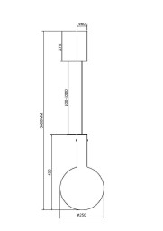 Подвесной светильник Maytoni MOD182PL-L6CG3K