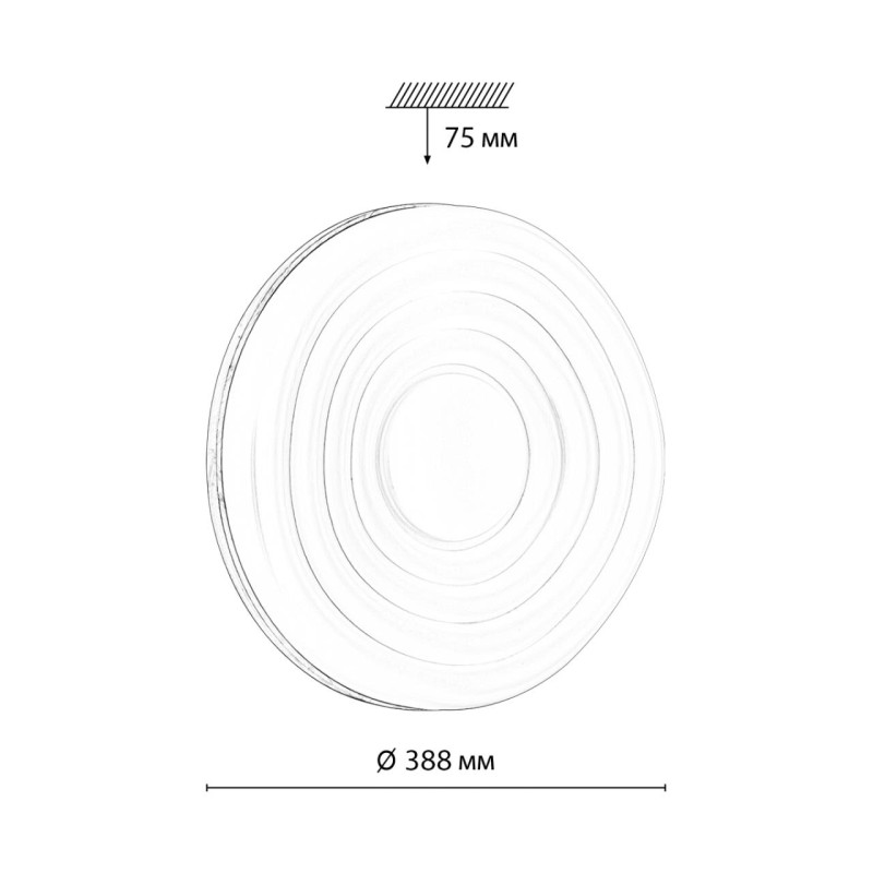 Накладной светильник Sonex 7674/DL