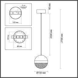 Подвесной светильник Odeon Light 5036/12L