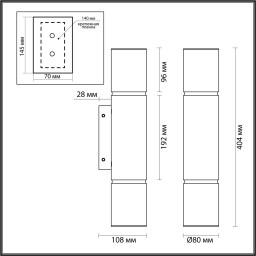 Бра Odeon Light 6674/12WL