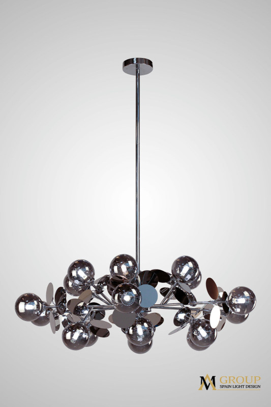 Люстра на штанге AM Group AM392 SP18 CHROM 24998₽