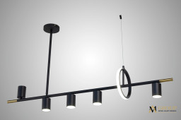 Люстра на штанге AM Group AM438 BK