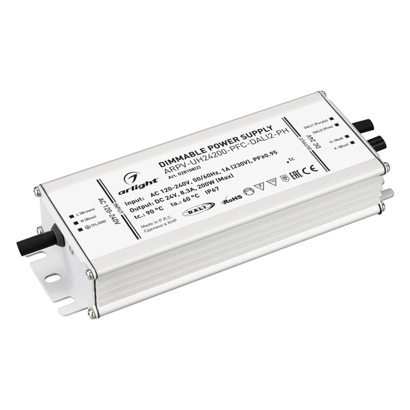 Блок питания для светодиодной ленты Arlight 028108(2) блок питания arpv lg24400 pfc a 24v 16 7a 400w arlight ip67 металл 5 лет 026810 1