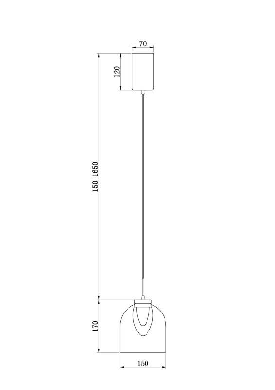 Подвесной светильник Freya FR5399PL-L4BS1