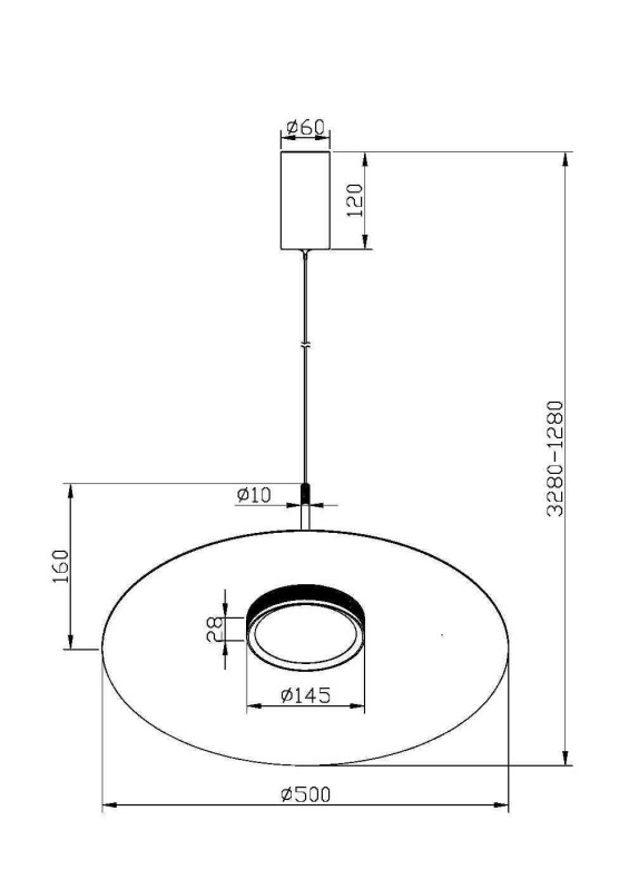 Подвесной светильник Maytoni MOD041PL-L15W3K1