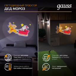 LED проектор Gauss HL090