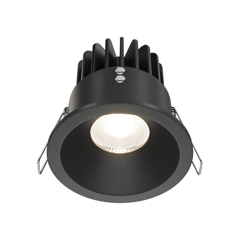 Влагозащищенный светильник Maytoni Technical DL034-L12W4K-B светильник alt ray zoom r52 8w warm3000 dg 10 40 deg 230v arlight ip67 металл 3 года