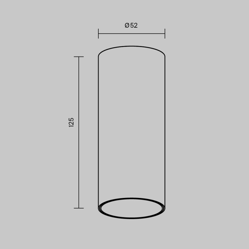 Накладной светильник Maytoni Technical C056CL-L12W3K-W-W